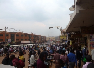 Alrededores de la nueva estación de autobuses de Kampala (Uganda).
